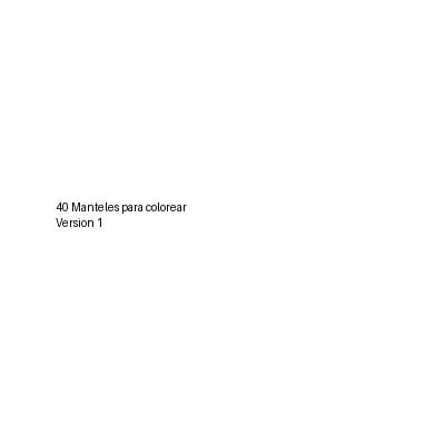 40 Manteles Individuales para Colorear Aujourd'hui