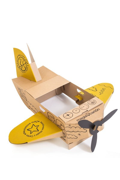 Avión de Magia y Cartón