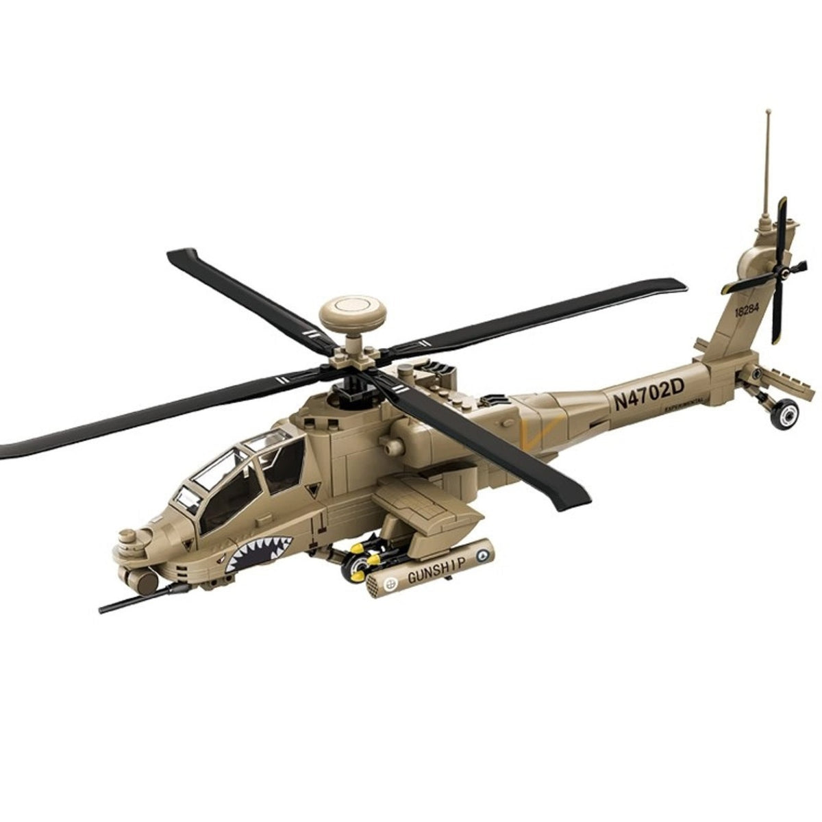 Wange 4007 – Helicóptero de Ataque AH-64 Apache