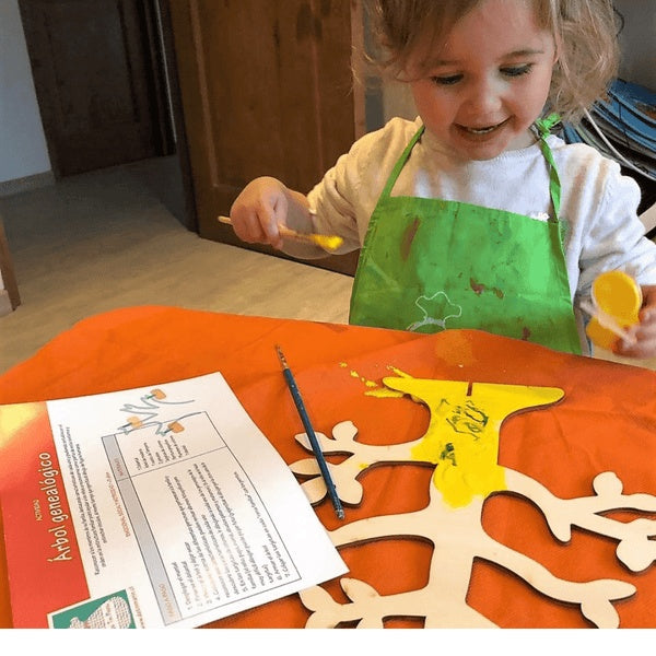 Árbol Genealógico para Pintar (De Tin Marín)