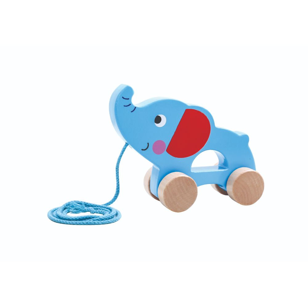 Elefante de Madera para Arrastrar - Tooky Toy