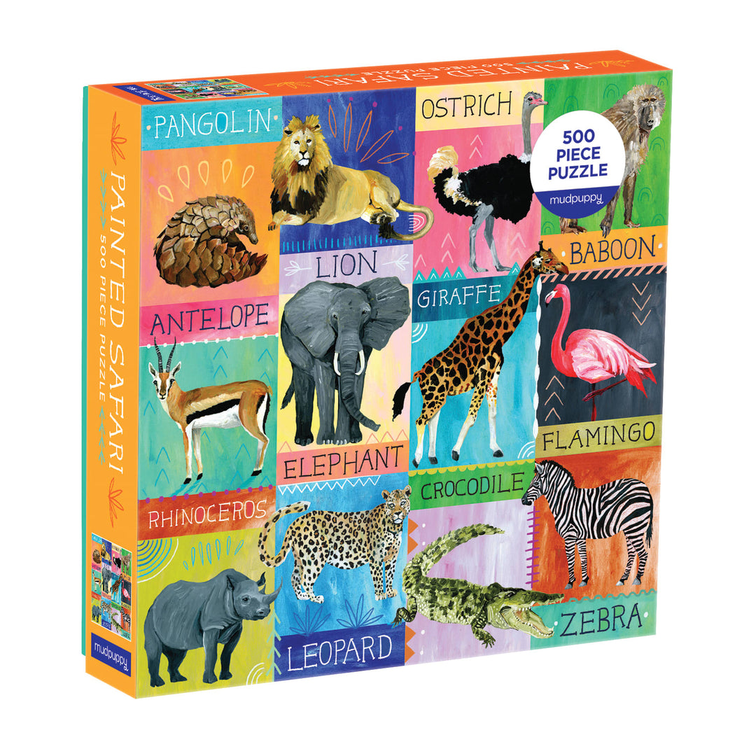 Puzzle 500 piezas Safari pintado