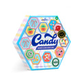 Juego pequeño memorice hexagonal dulces