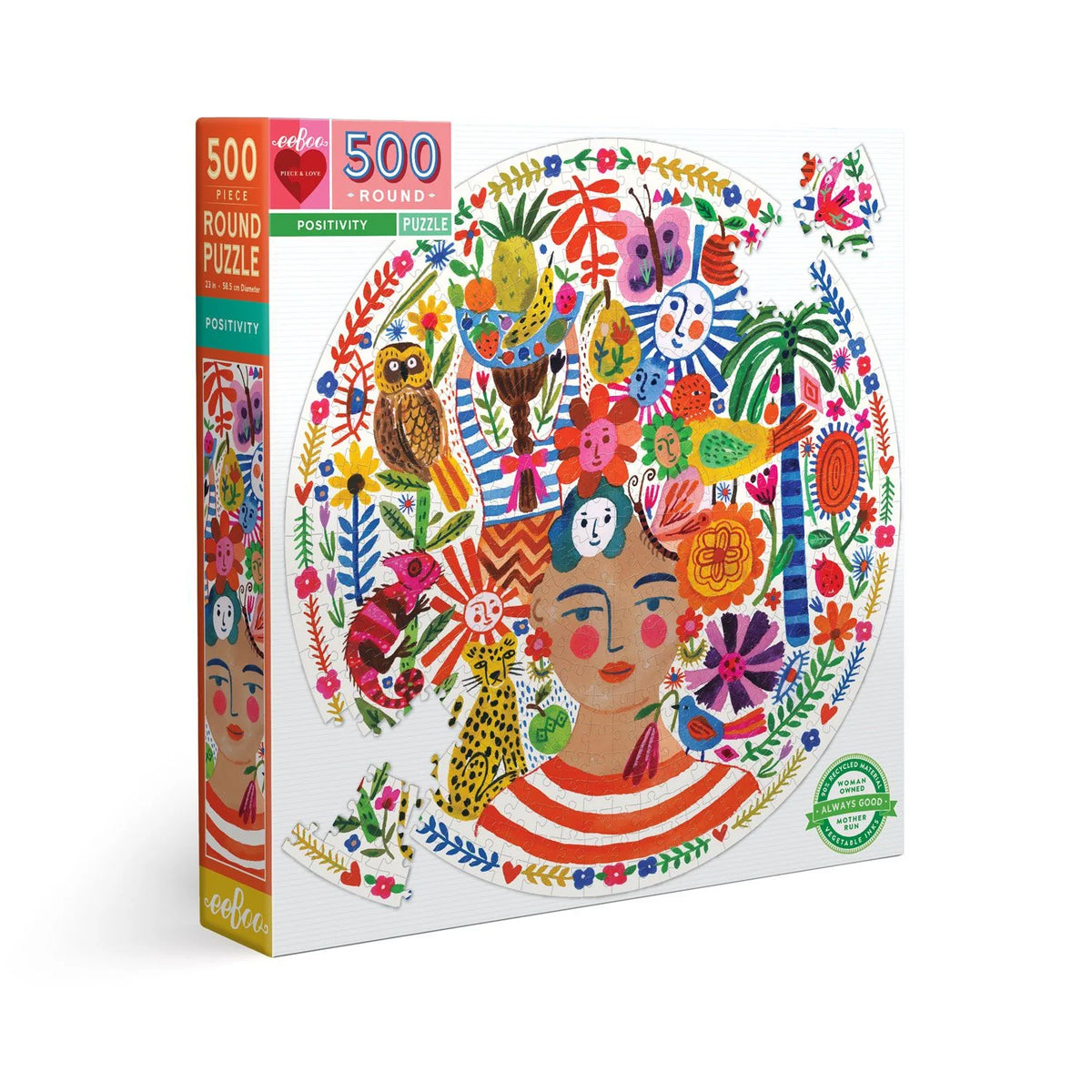 Puzzle redondo 500 piezas Positividad
