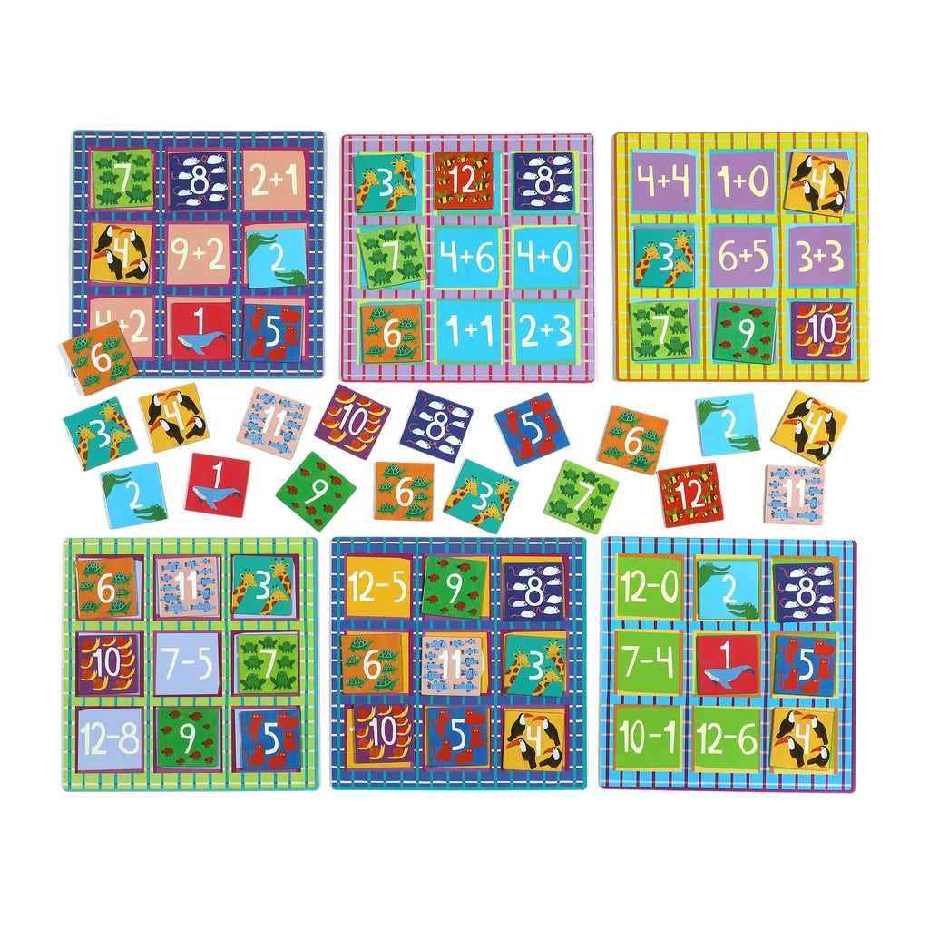 Bingo Matemáticas Simple Math Bingo