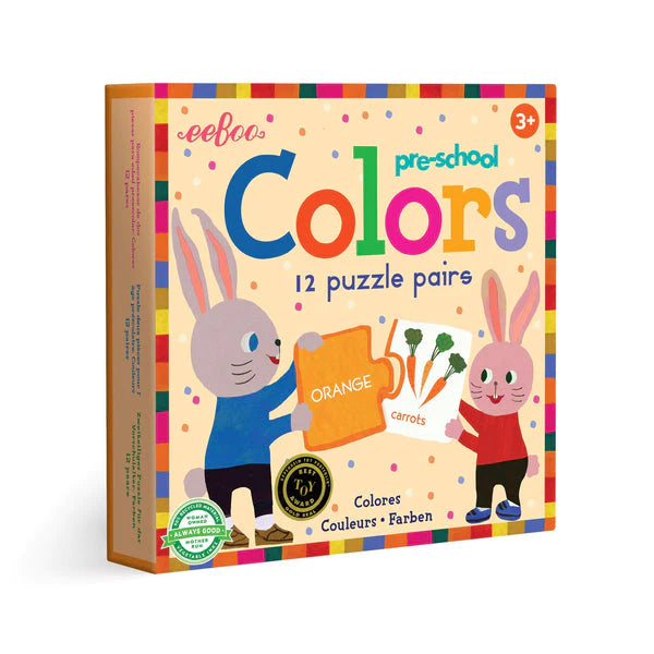 Pre Kinder Puzzle pares Colores