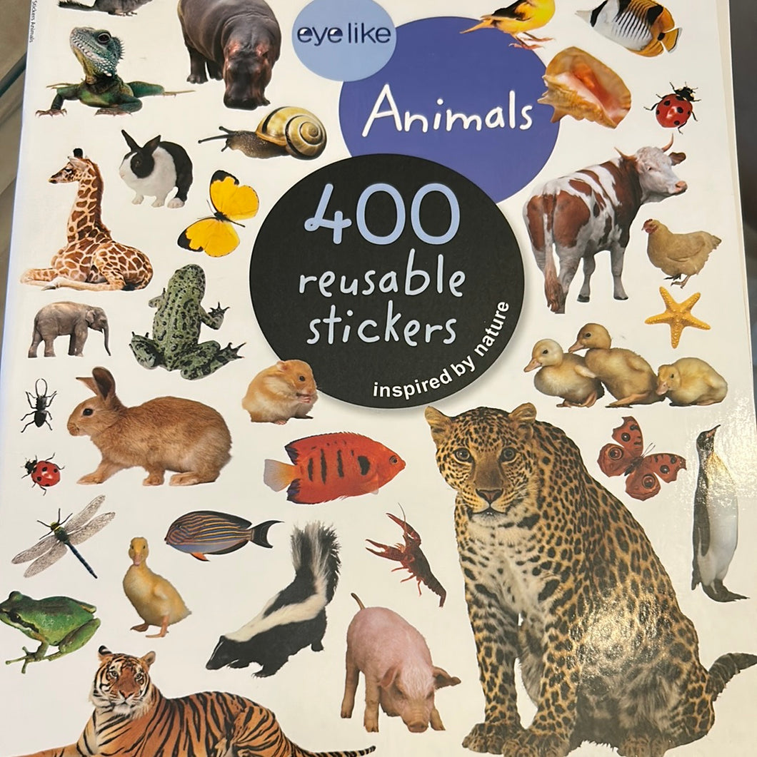 Libro Eyelike Stickers: Animales