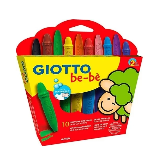 Crayón Giotto Bebé de cera 10 colores